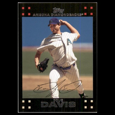 Tarjeta de béisbol Doug Davis #489 2007 Topps Arizona Diamondbacks MLB casi nueva Foto 1 de 3