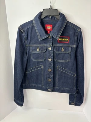 Dickies Denim Blue Jacket Size Large Long Sleeve New - Image 1 of 2