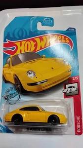 2020 Hotwheels '96 Porsche Correra 2/5, 72/250, GHF18, Metalflake Yellow - Picture 1 of 5