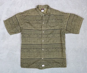 Men's Vintage Gramicci Button Up Surf Tribal Short Sleeve Shirt Large USA Made - Picture 1 of 4