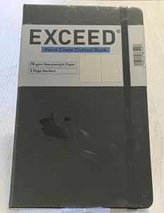 New Sealed -Exceed Brand -Hard Cover, Dotted Notebook 120 Sheets - Picture 1 of 7