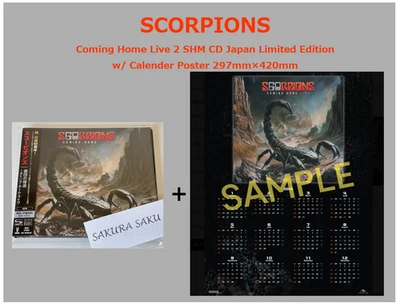 SCORPIONS Coming Home Live 2 SHM CD Japón Edición Limitada con Póster... - Imagen 1 de 4