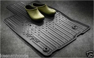 Genuine OEM Honda CR-Z All Season Floor Mat Set 2011 - 2016 CRZ Mats - Foto 1 di 2