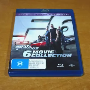 FAST & FURIOUS : 6 MOVIE COLLECTION ( BLU-RAY ) - Picture 1 of 2
