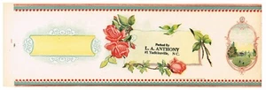 ORIGINAL CAN LABEL VINTAGE STOCK FLORAL 1920 ANTHONY YADKINSVILLE NORTH CAROLINA - Picture 1 of 1
