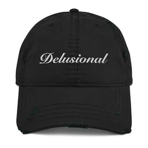 Sombrero de papá envejecido unisex bordado delirante - Imagen 1 de 15