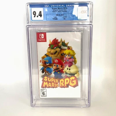 Super Mario RPG Nintendo Switch New Sealed CGC 9.4 / A++ Not VGA WATA - Image 1 of 4