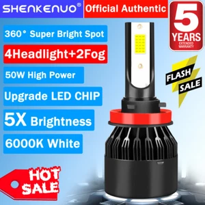 For Dodge Grand Caravan 2011-2019 - 6X LED Headlight High Low Fog Light Bulbs GB - Picture 1 of 13