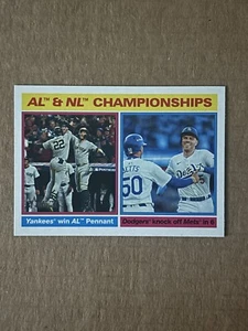2025 Topps Heritage AL And NL Championships / Lamonte Wade JR Wrong Back - Bild 1 von 2