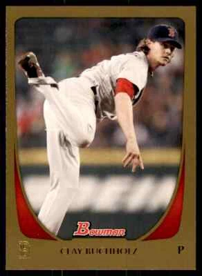 2011 Bowman Gold Clay Buchholz #130 Boston Red Sox - Image 1 of 2
