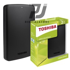 Toshiba Canvio Basics (2014) HDTB320EK3CA - Hard Disc Esterno 2TB 2,5'' - Nero