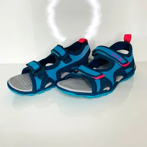 Kamik Girl Blue Pink Hook & Loop Hiking Active Sport Sandals Shoes Kids US 2 - Picture 1 of 5