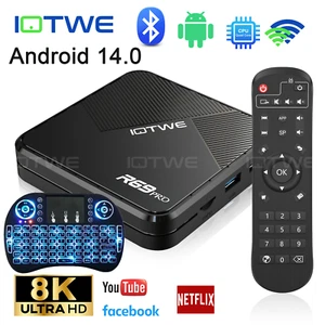 Smart TV BOX Android14.0 8K HD 128 GB 1000M WIFI Reproductor multimedia Octa Core Youtube+ - Imagen 1 de 32