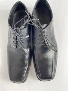 G.H. Bass & Co Oxford Shoes Albany Black Leather Men's Size 11.5 D - Picture 1 of 9