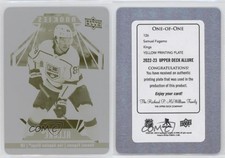 2022 Upper Deck Allure Rookies Printing Plate Yellow 1/1 Samuel Fagemo Rookie RC