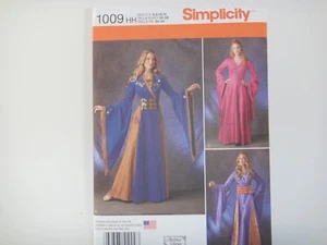 Simplicity 1009 Andrea Schewe mittelalterliche Renaissance Kostümmuster 6-12 oder 14-22 - Bild 1 von 8