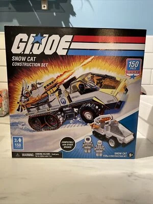 NIB GI G.I. Joe SNOW CAT Construction Set w/ figures ~ Forever Clever SHIPS FAST - Image 1 of 4