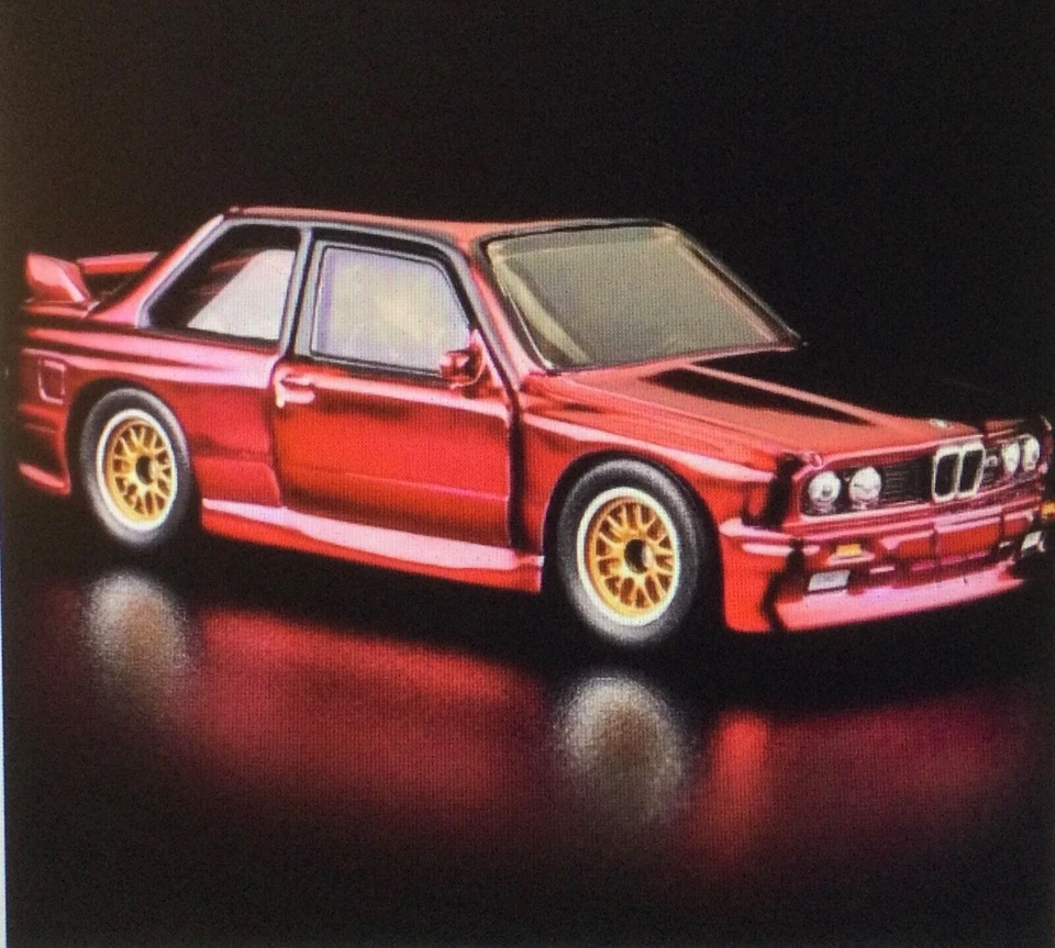 Mattel Hot Wheels Collectors Red Line Club Exclusive BMW M3 1991 1:64 Diecast Vehicle - Red (HNL25)