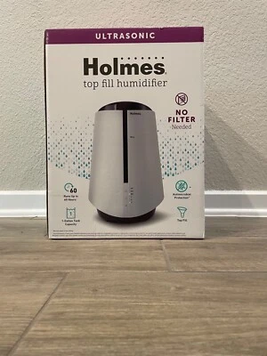 Holmes 1gal Top Fill Ultrasonic Cool-Mist Humidifier with Antimicrobial - Image 1 of 3