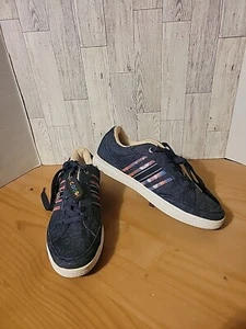 COOGI Australia Shoes Women's 10 Navy Blue Denim Lace Up Low Top Sneaker CW1240 - Picture 1 of 12
