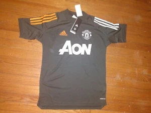 Adidas Trainingstrikot 2020-21 Manchester United Youth Large olivgrün - Bild 1 von 1