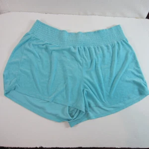 Torrid Women's shorts Terry cloth blue smocked waist 6x - Picture 1 of 5