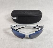 Tifosi Sports Sunglasses Jet Pearl Silver Gray Blue Lenses