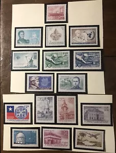 Chile Briefmarken 398-413 postfrisch und postfrisch Falz 1971 - Bild 1 von 3