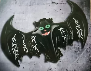HALLOWEEN INFLATABLE BAT-60CM-BLOW UP TOY-LARGE PARTY DECORATION-VAMPIRE BLOW UP - Picture 1 of 3