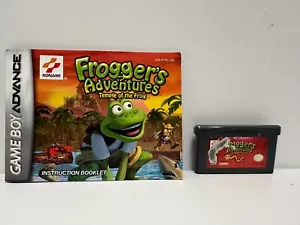 Frogger's Adventures: Temple of the Frog (Nintendo Game Boy Advance) con manual - Imagen 1 de 2