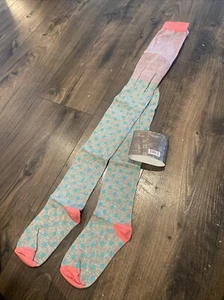 Matilda Jane Treacle Once Upon a Time Polka Dot Stripe Tights Size 12-14 - Picture 1 of 3