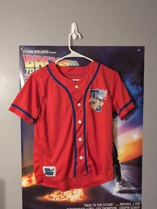 Tom And Jerry Red Boy's Baseball Jersey Shorts 2 Piece Set Size 18/20 - Picture 1 of 12