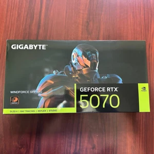 GIGABYTE Geforce RTX 5070 Windforce SFF 12GB GDDR7 PCIe 5.0 Graphics Card - NEW - Picture 1 of 15