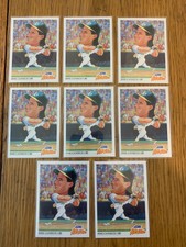 1991 Score All Star Team #398 Jose Canseco Oakland Athletics Lot of 8