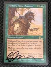 Multani, Maro-Sorcerer *Signed by Daren Bader* - Urza's Legacy MTG Card