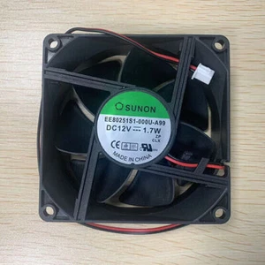 1PCS New SUNON EE80251S1-000U-A99 Cooling Fan 8025 DC12V 1.7W 8CM 2Pin - Afbeelding 1 van 1