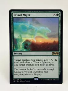 Primal Might casi nuevo* Core Set 2021 M21 INGLÉS 197/274 Magic The Gathering - Tarjetas sin limitación - Imagen 1 de 2