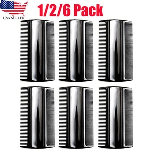 Lice Comb Double Sided Fine Tooth Styling Tools Pocket Combs FAST SHIP (1-6 Pcs) - Picture 1 of 7