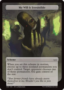 Magic The Gathering My Will Is Irresistible - Duskmourn: House of Horrors Commander Archenemy - Imagen 1 de 1