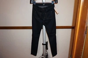 Pantalones de mezclilla para mujer HUDSON talla 30 X 29. Llamarada de cintura alta Blackbird Taylor WH4052DIS - Imagen 1 de 7