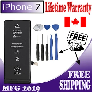 NEUF Batterie de Remplacement iPhone 7 1960 mAh 616-00255,616-00256,616-00257 + Outils - Photo 1 sur 8
