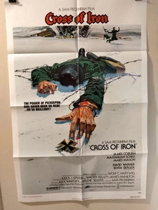 Cross Of Iron Original Vintage Movie Poster 1977 27"x41" - Picture 1 of 3