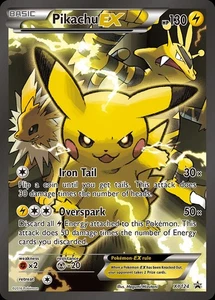Pokemon Pikachu-EX (XY124/211) XY Black Star Promos NM HOLO - Picture 1 of 1
