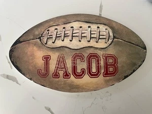 Children's Framed Wall Art Football “Jacob” - Picture 1 of 4