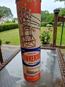 Vintage Original Tinkertoy Grad Set Nr. 146 von THE TOY TINKERS SPALDING BROS. Inc USA - Bild 1 von 7