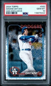 2024 Topps Shohei Ohtani #500ASG Exclusive FOIL All Star Game LA PSA 10 GEM MINT - Bild 1 von 2