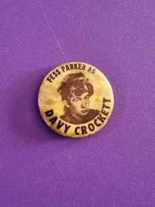Fess Parker Davy Crockett Pin - Picture 1 of 2