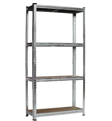 Scaffale rastrelliera in metallo zincato 4 ripiani in MDF 160x80x40 cm 80 Kg - Immagine 1 di 1