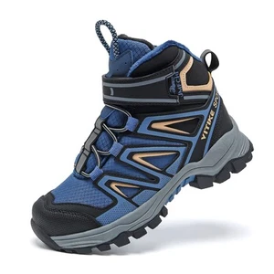 Kids Hiking Boots Boys Girls Outdoor Walking Climbing Sneaker Comfortable Non... - Picture 1 of 7