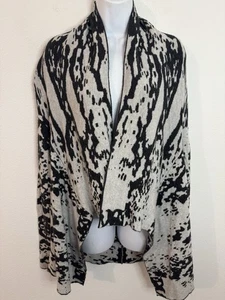 Micheal Stars Strickjacke Wolle Kaschmir Langarm Schalkragen Oversize S - Bild 1 von 8